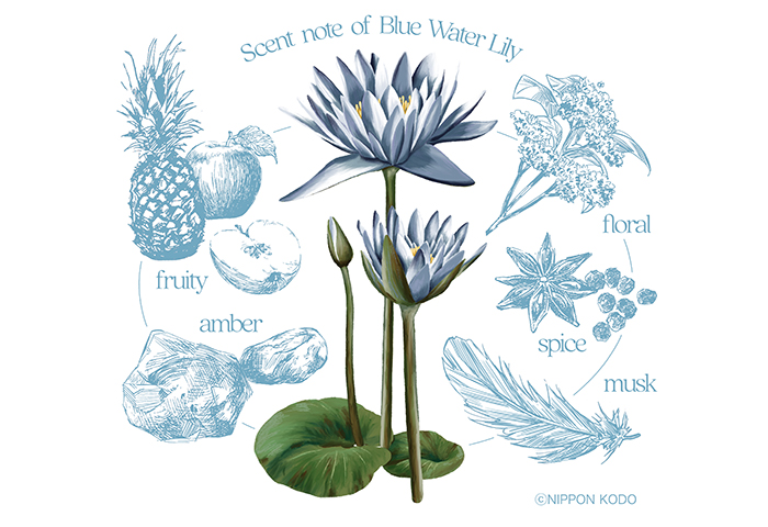 花風PLATINA ブルースイレン 小型バラ詰 | お線香 | 日本香堂公式