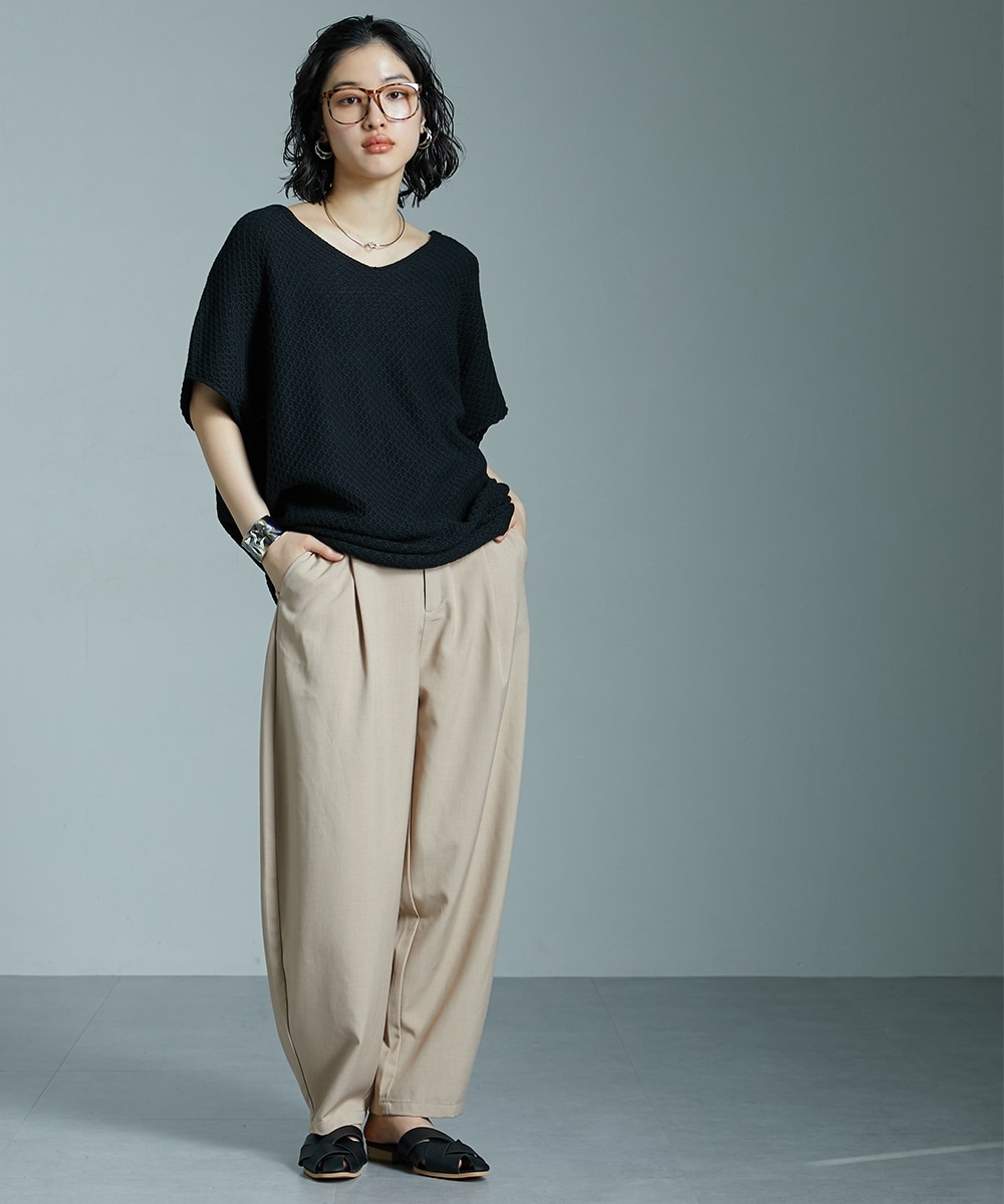 接触冷感】ゆったりサイズコクーンパンツ ［Soiunique］ 通販【ニッセン】