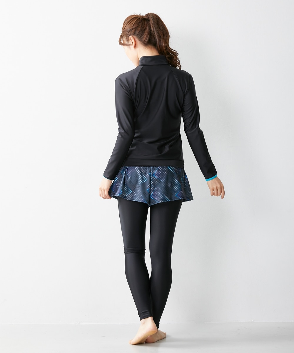 FILA 長袖トップス＆ブラ付フィットネス水着4点セット 通販【ニッセン】