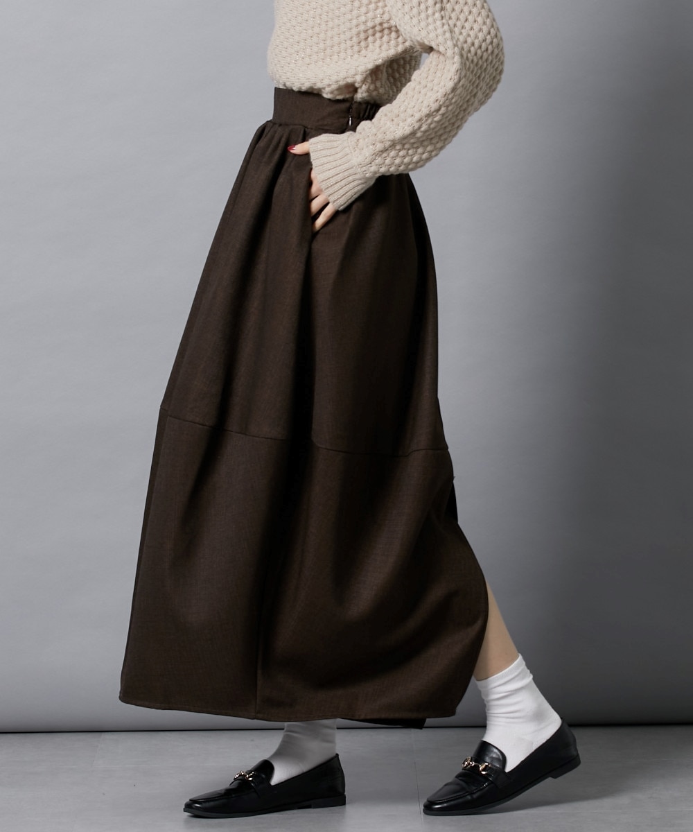 ツイードコクーンスカート 通販【ニッセン】