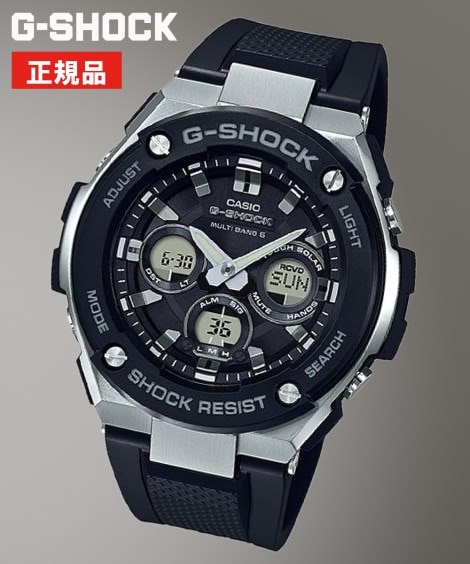 CASIO G-SHOCK ソーラー充電式・電波ウォッチ GST-W300-1AJF 通販