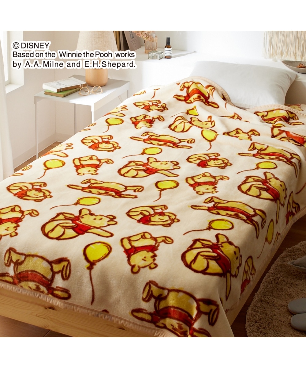 ディズニー/くまのプーさん 軽くてあったか毛布 通販【ニッセン】