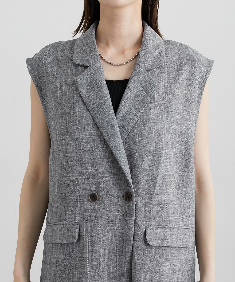 麻調合繊テーラードオールインワン 通販【ニッセン】