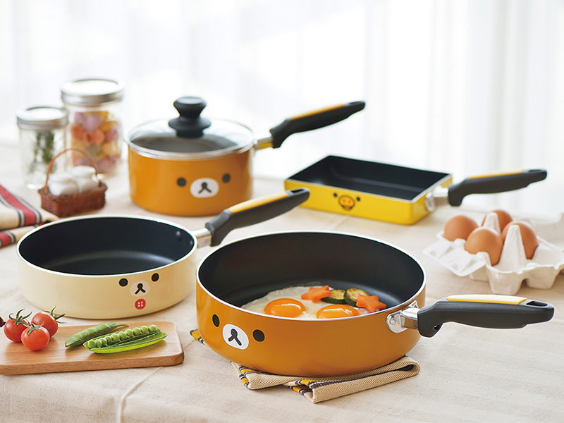 リラックマ IH対応アルミディープフライパン24cm | 株式会社タマハシ