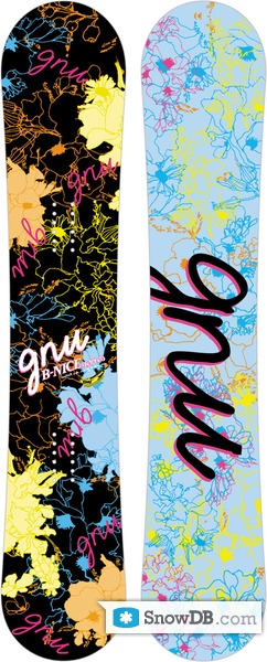 Snowboard GNU B Nice 2010/2011 :: Snowboard and ski catalog SnowDB.com