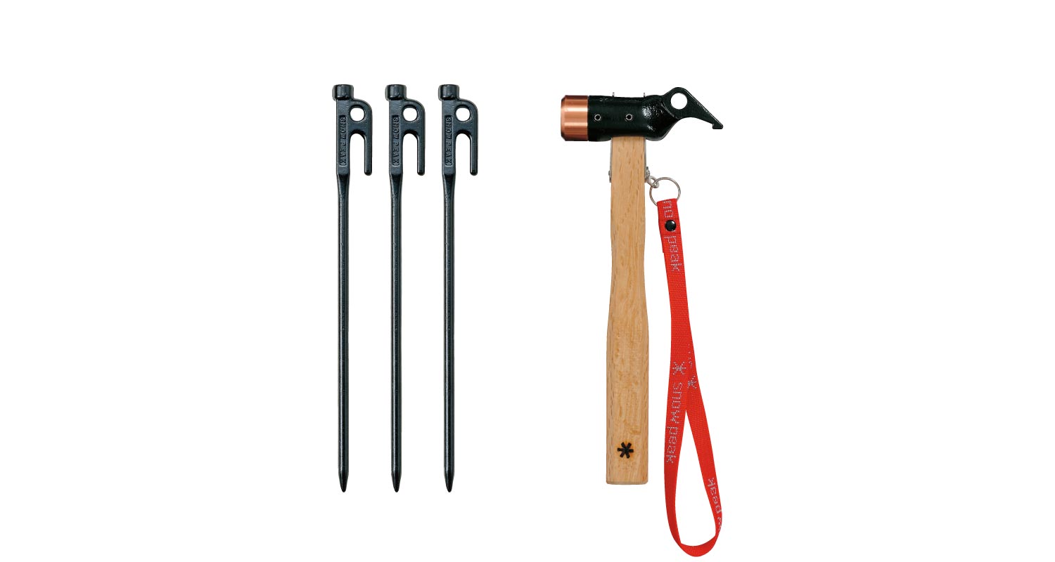ソリッドステーク＆ペグハンマー | スノーピーク品質が生み出される