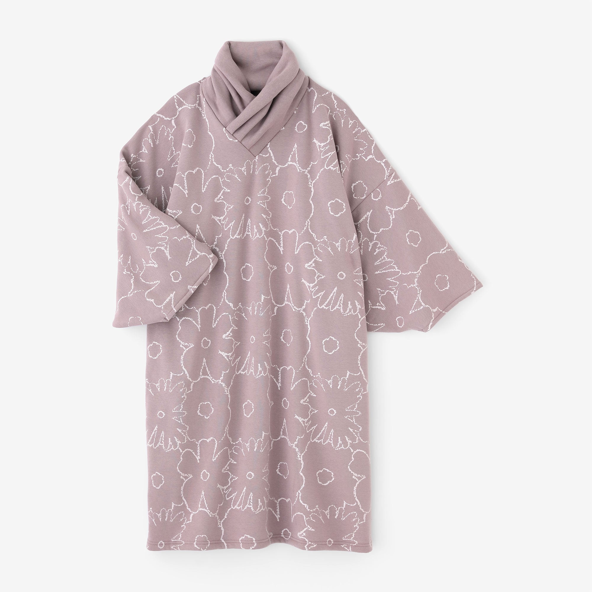 裏毛 衿巻薙刀長方形衣（えりまきなぎなたちょうほうけい）／金襴緞子