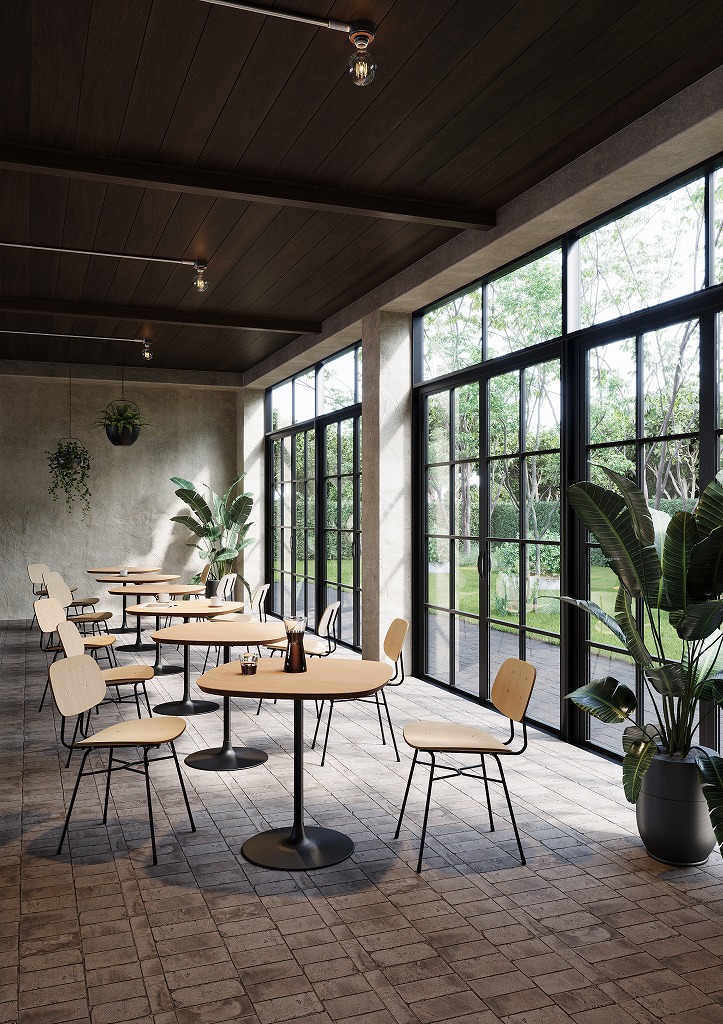 プランクトンチェア チーク | 業務用家具製造卸売｜株式会社 相合家具