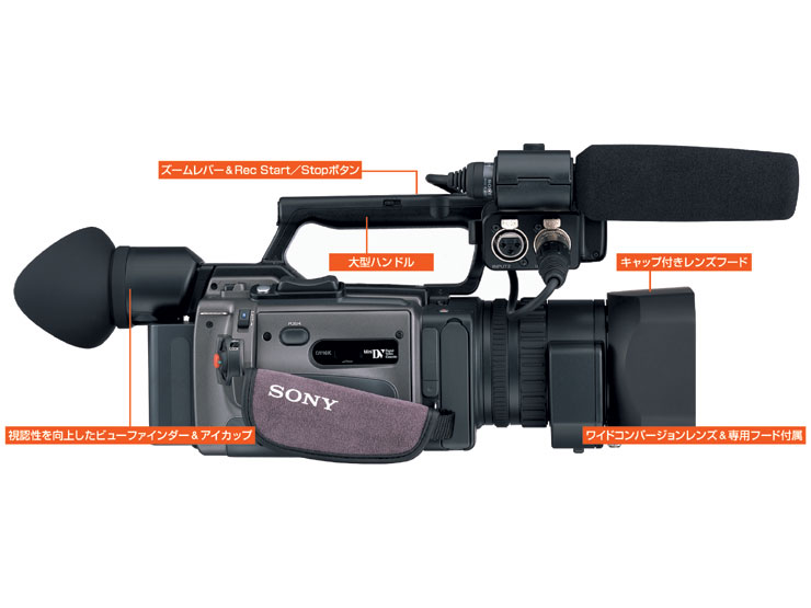 商品の写真 | DSR-PD170 | DVCAM | カムコーダー／レコーダー