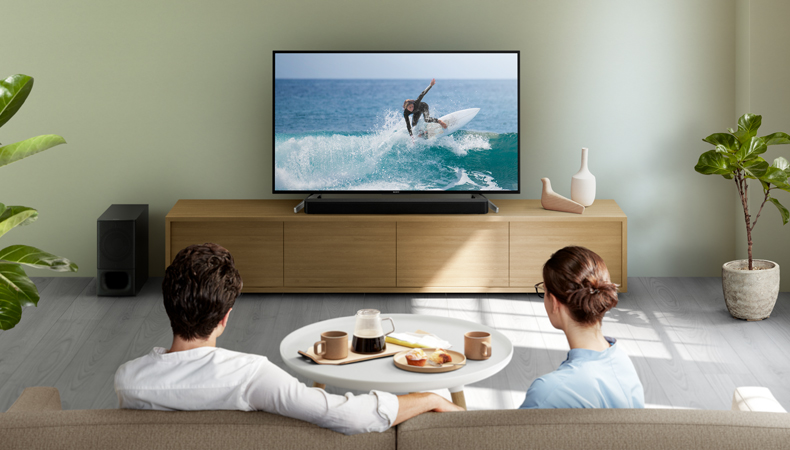 HT-S350 特長 : デザイン | サウンドバー／ホームシアターシステム