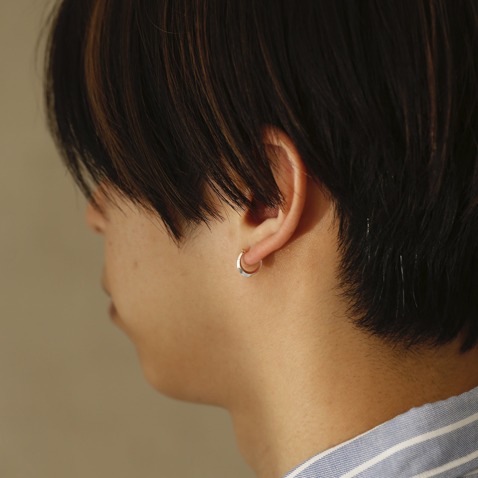 SYMPATHY OF SOUL（シンパシーオブソウル） Moon Hoop Pierce - S