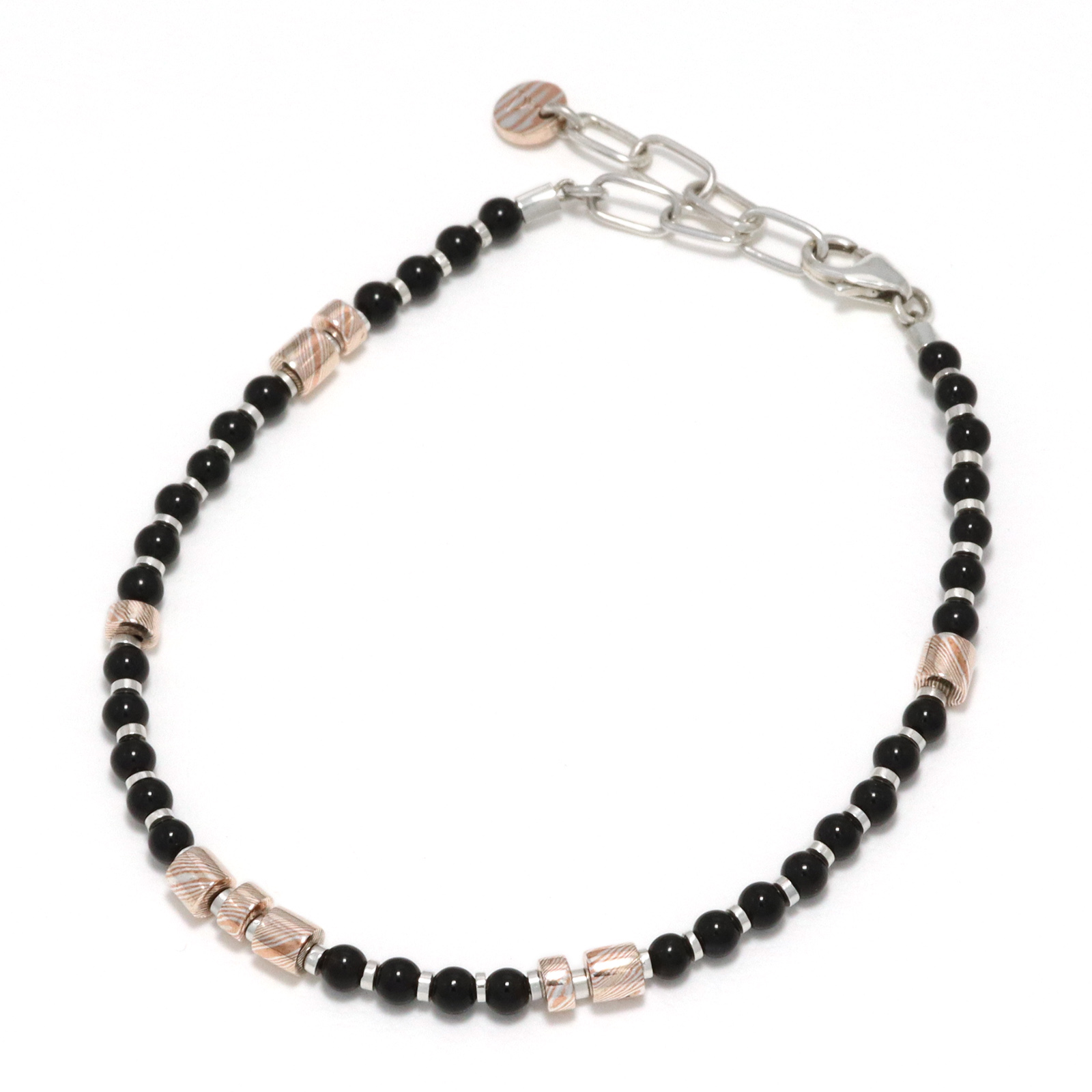 Suman Dhakhwa（スーマンダックワ） MOKUME Slice Beads Bracelet