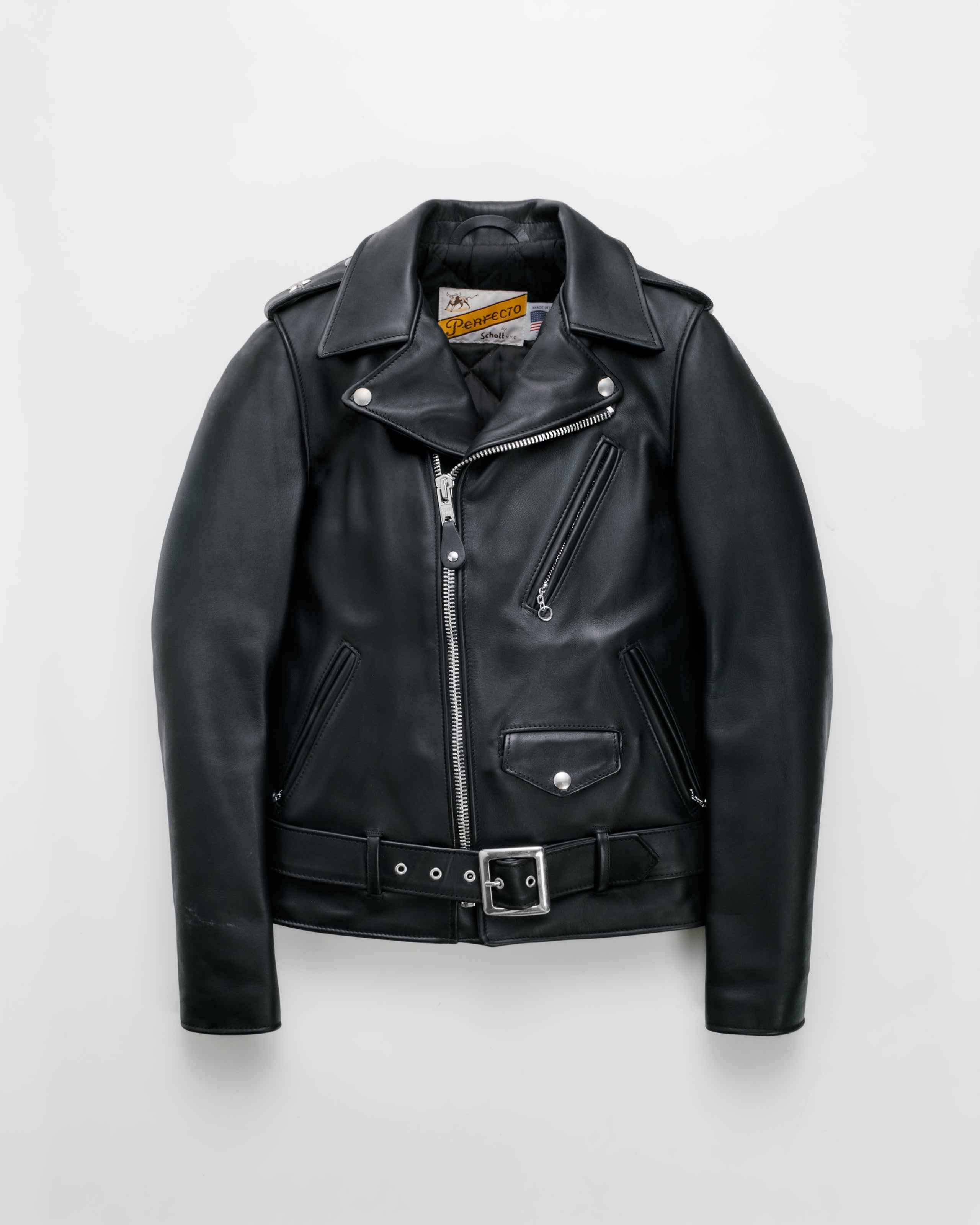 613S | Slim 'One Star' Perfecto® Motorcycle Jacket – Schott N.Y.C.