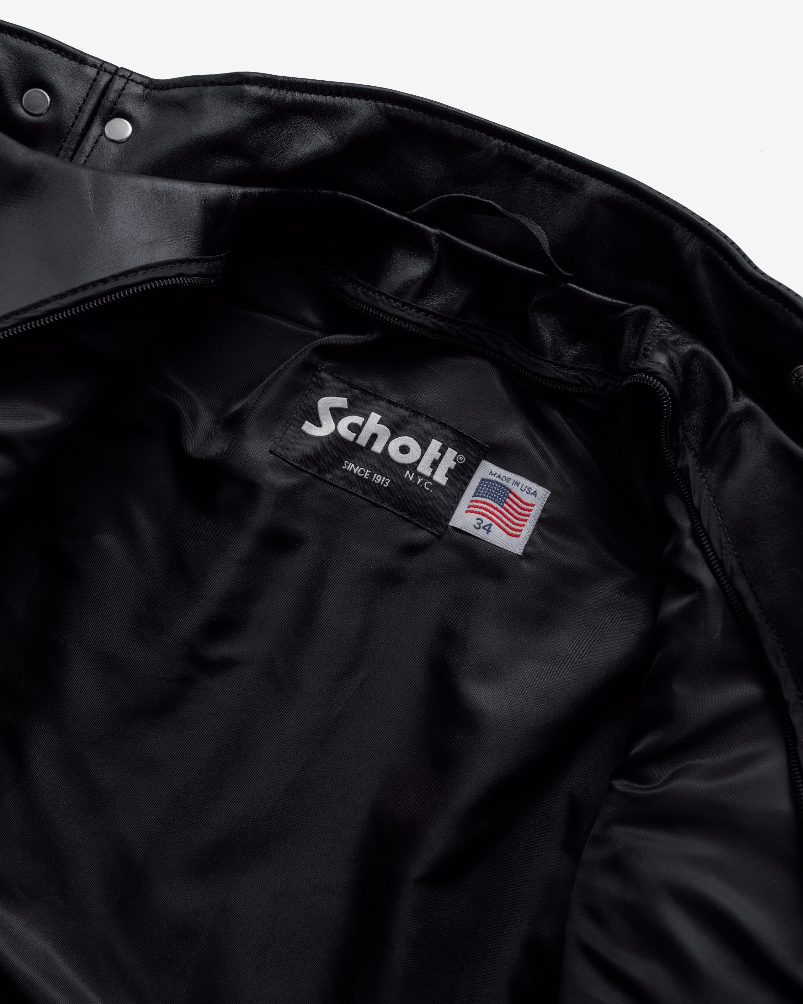 641 | Classic Steerhide Cafe Racer Motorcycle Jacket – Schott N.Y.C.