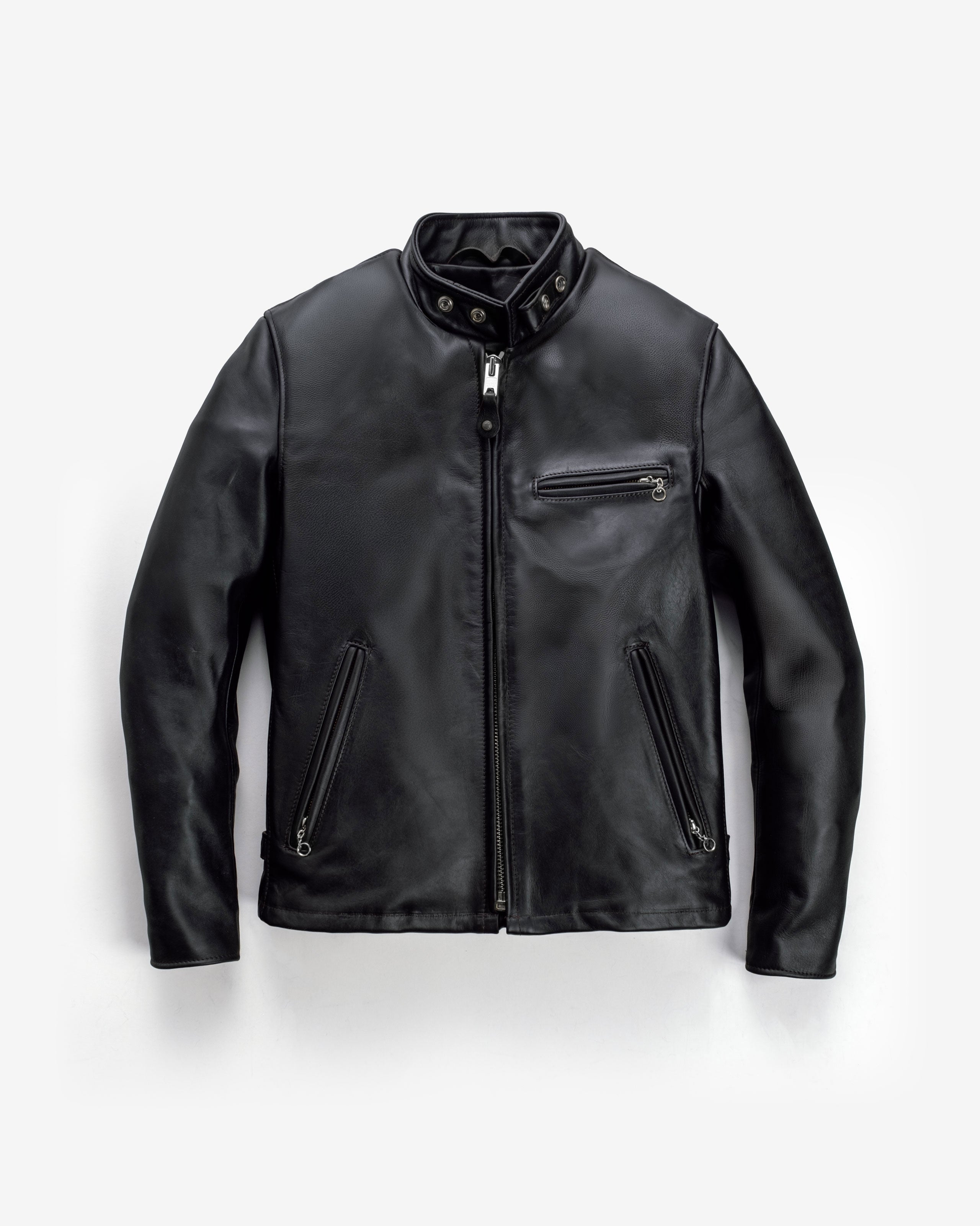641 | Classic Steerhide Cafe Racer Motorcycle Jacket – Schott N.Y.C.