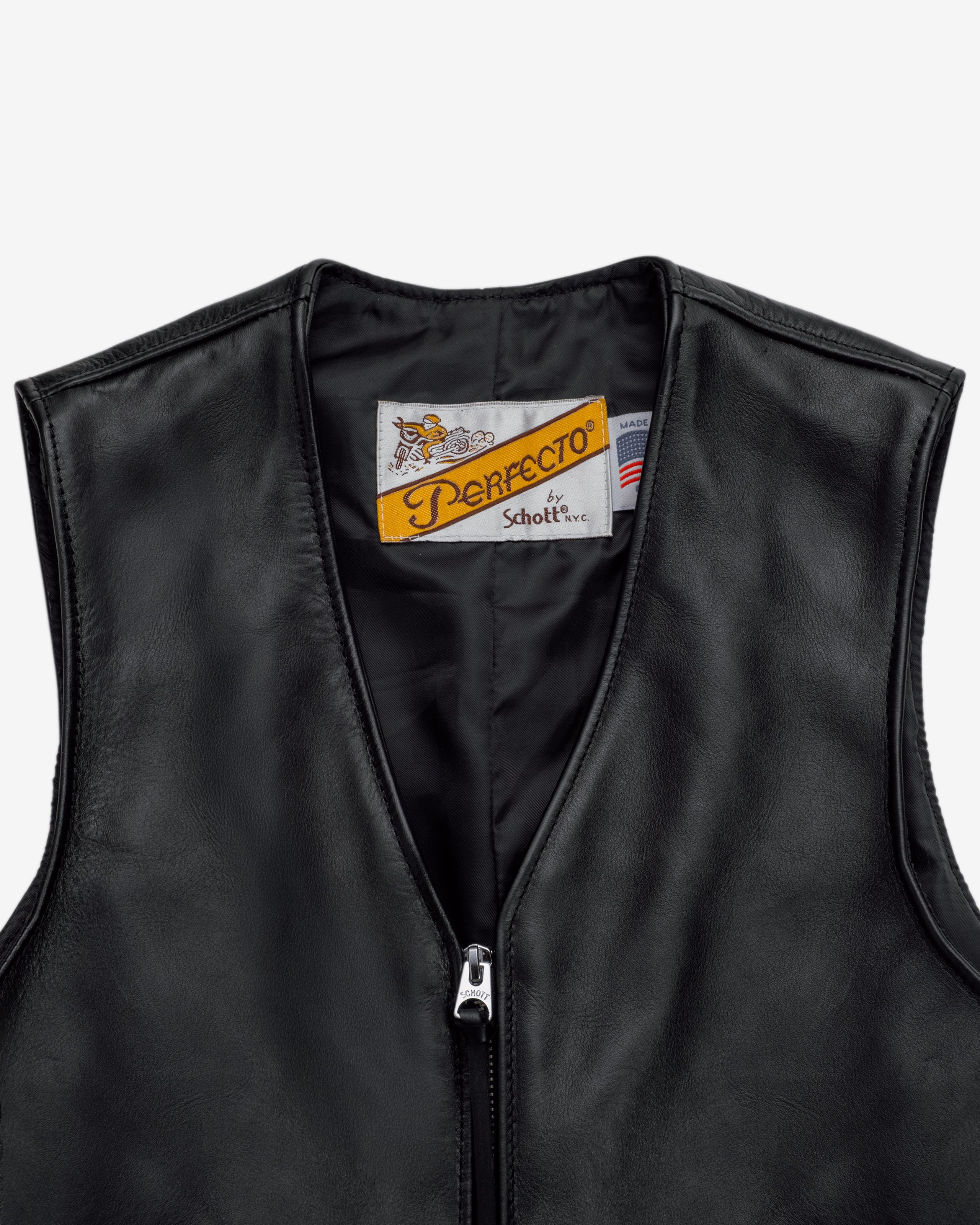193V | Naked Cowhide Vest – Schott N.Y.C.