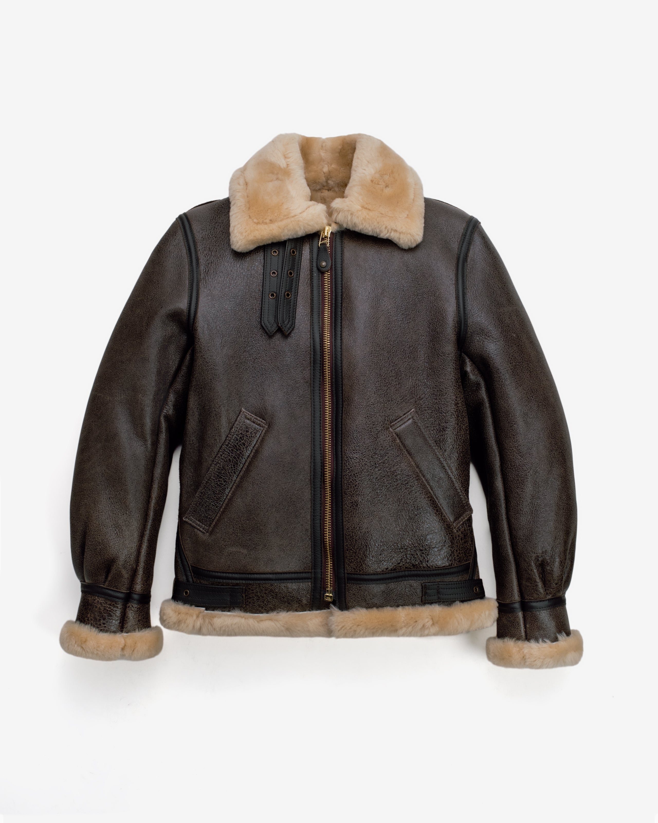 257S | Classic B-3 Sheepskin Bomber Jacket – Schott N.Y.C.