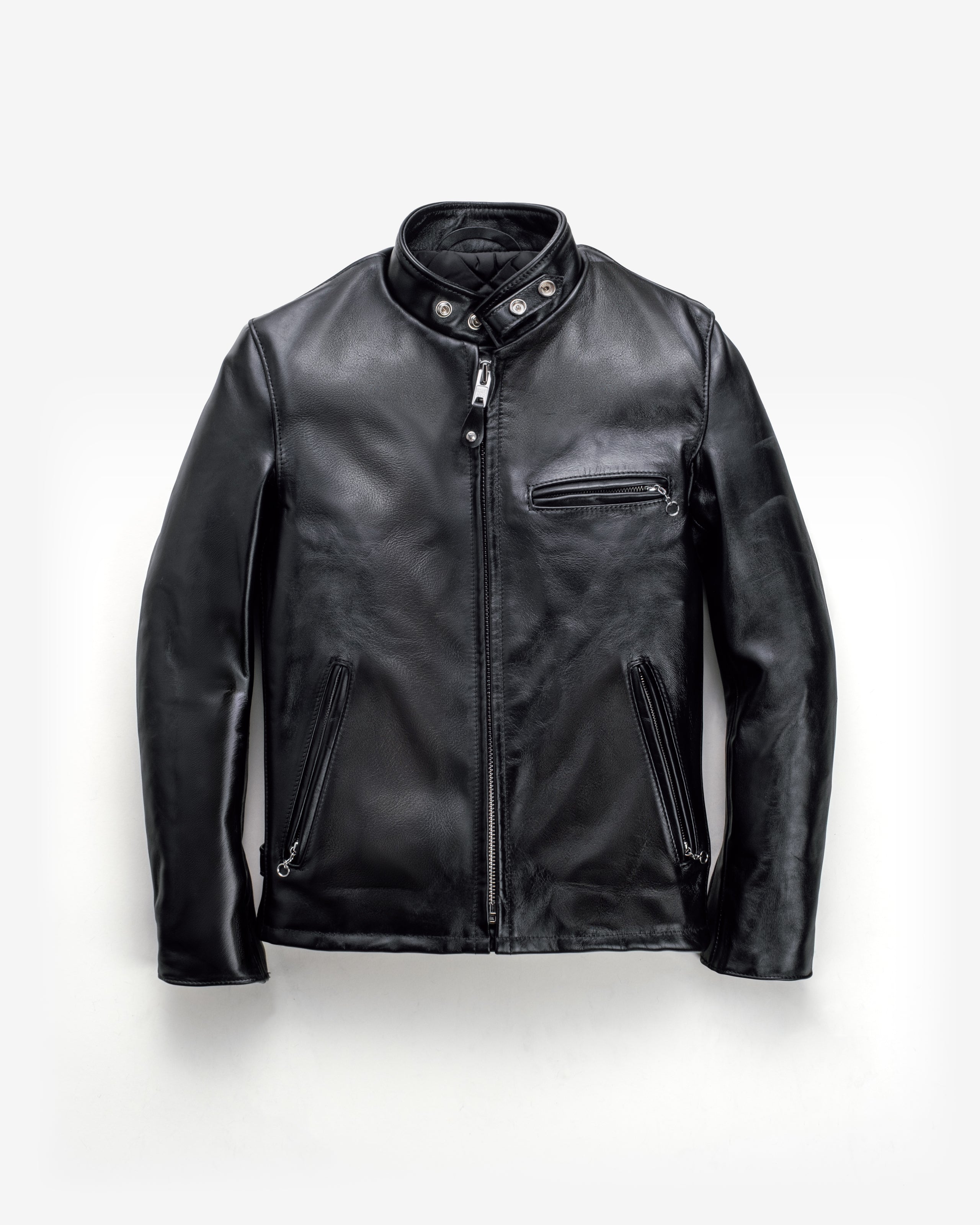 641 | Classic Steerhide Cafe Racer Motorcycle Jacket – Schott N.Y.C.