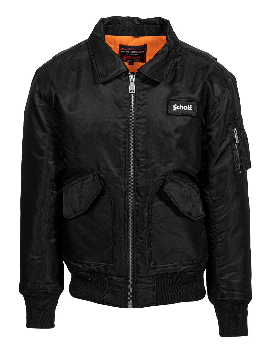 9335 - Nylon Flight Satin CWU Jacket – Schott N.Y.C.