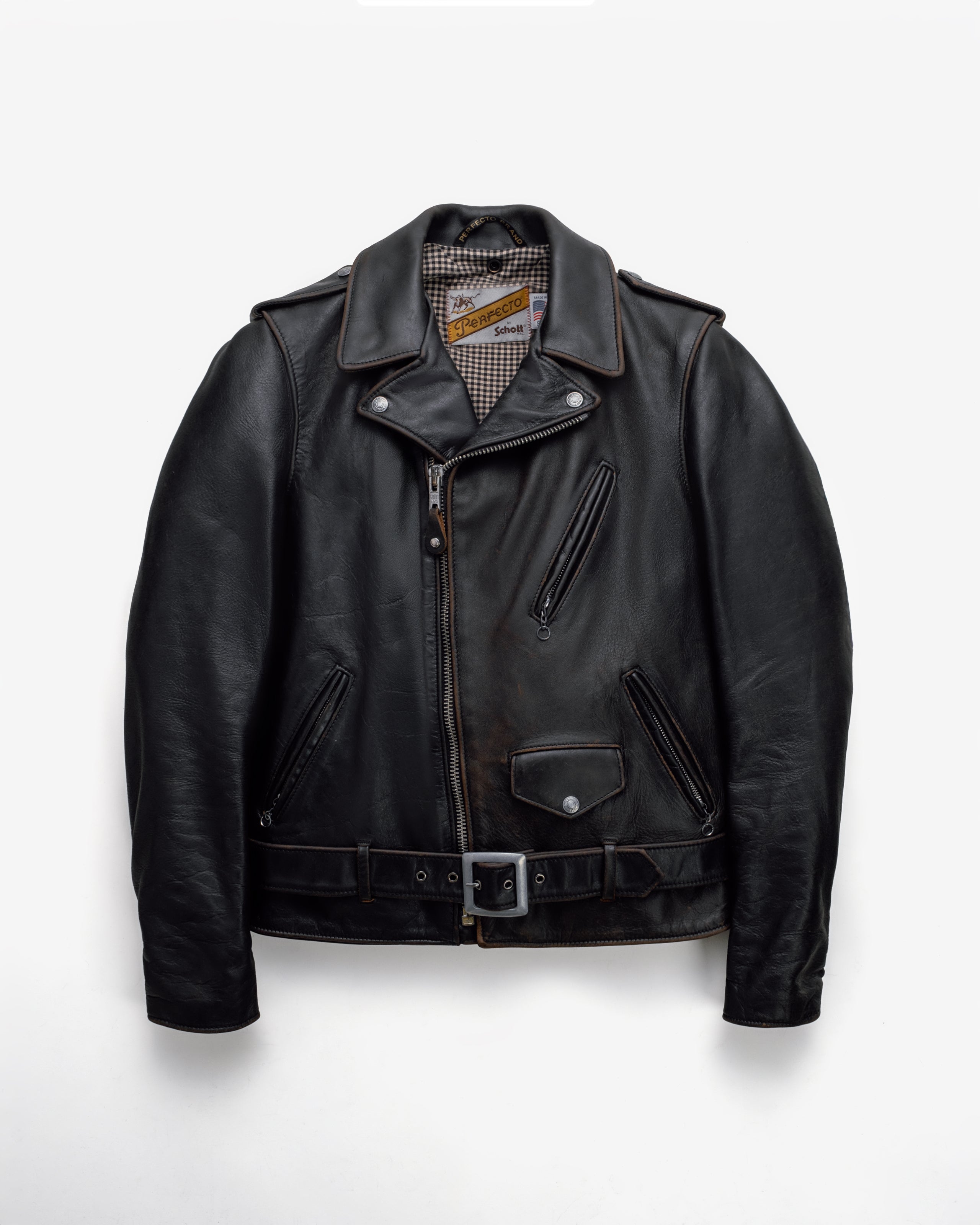 118 | Cowhide Perfecto® Motorcycle Jacket – Schott N.Y.C.