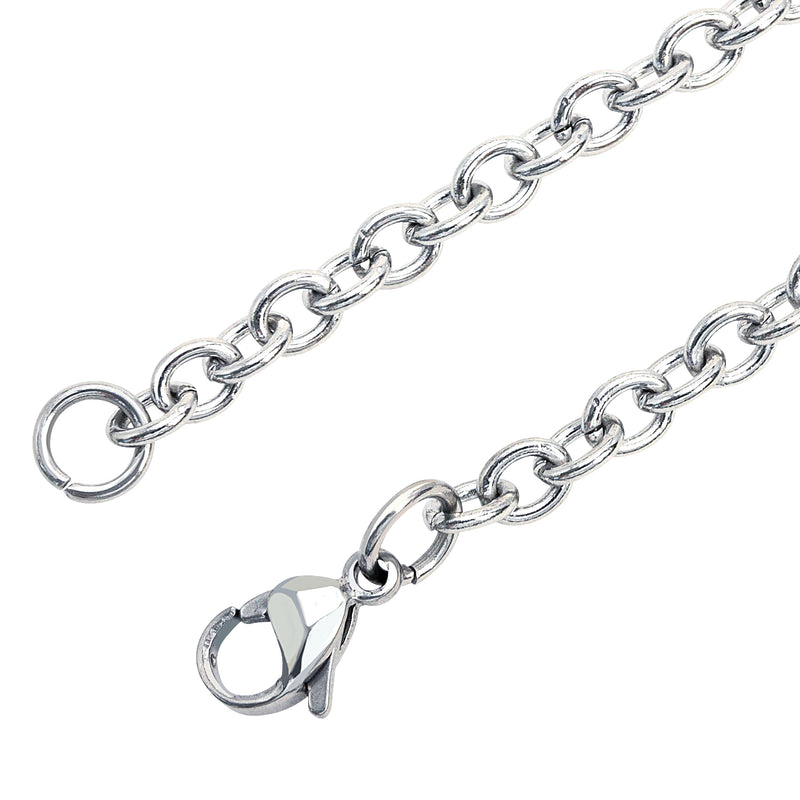 ネックレス チェーン チェーンのみ あずき 幅 約3.7mm サージカル