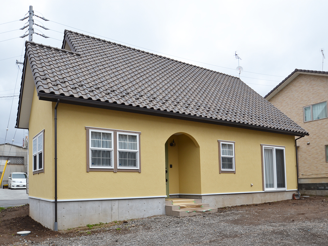 メロウグラスさんの黄色い屋根のお家 黄色い屋根のおうち & 調整