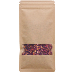 チャック付クラフト平袋 窓付 115×230: 袋・ラミネート袋｜包装資材