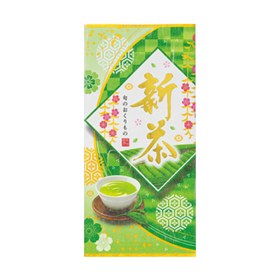 新茶100g雲竜アルミNY平袋 緑: 季節商品｜包装資材・梱包資材のPACKAGE