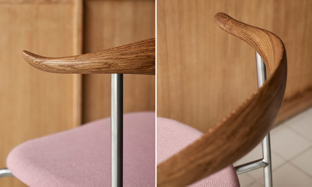 CH88P チェア / オーク材 オイル仕上げ THOR301 ステンレス脚Carl