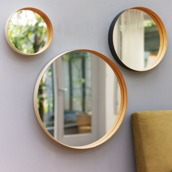 ZERO ミラーM φ40cm / ブラックTeori（テオリ） | 公式通販 家具・雑貨