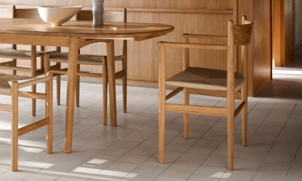 CH37 アームチェア SH43cm / オーク材 オイル仕上げ 日本サイズCarl