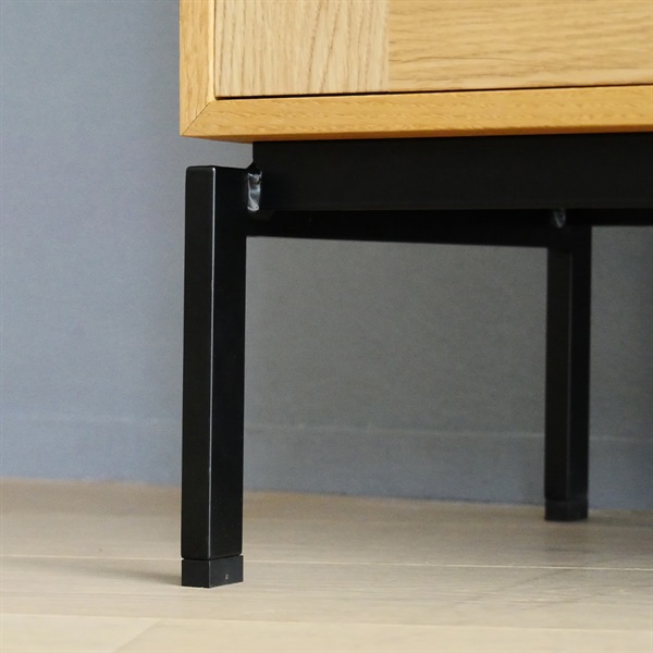 キャビネット FK631115F 右扉 奥行36cm / オーク材 オイル仕上げCarl