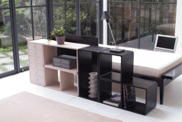 センプレ別注色】収納ボックスW350 / ホワイトナチュラル日進木工（に