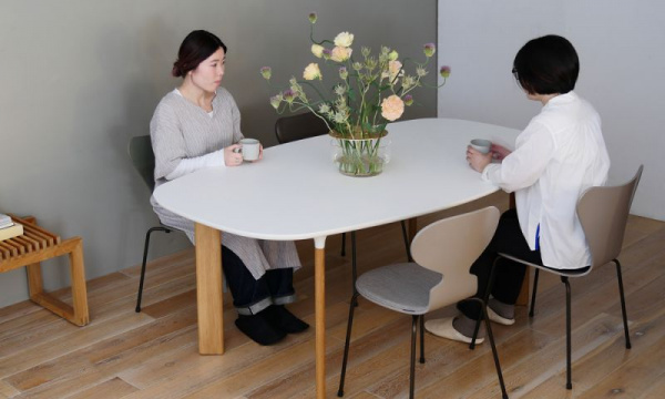 アナログテーブル JH63 W185×D105cm/ ホワイトFRITZ HANSEN（フリッツ