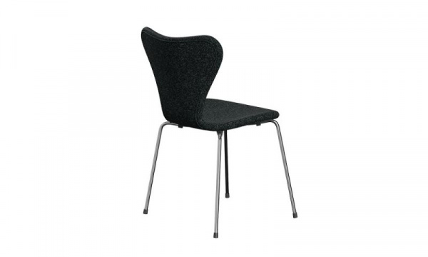 セブンチェア 3107 / フルパディング Vanir193 ブラック / クローム脚