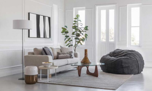 フェットサックL / ベロア ダークグレーvetsak（フェットサック