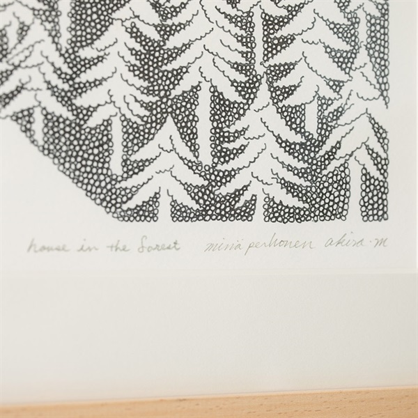 数量限定】HOUSE IN THE FOREST アートポスター 2026 / A3 フレーム