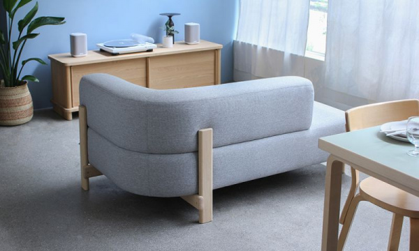 エレファントソファ シェーズロング 左肘 / ペールナチュラルKarimoku