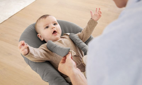 ノミ ニューボーンセット リバーシブル / ブラック グレーサンドstokke