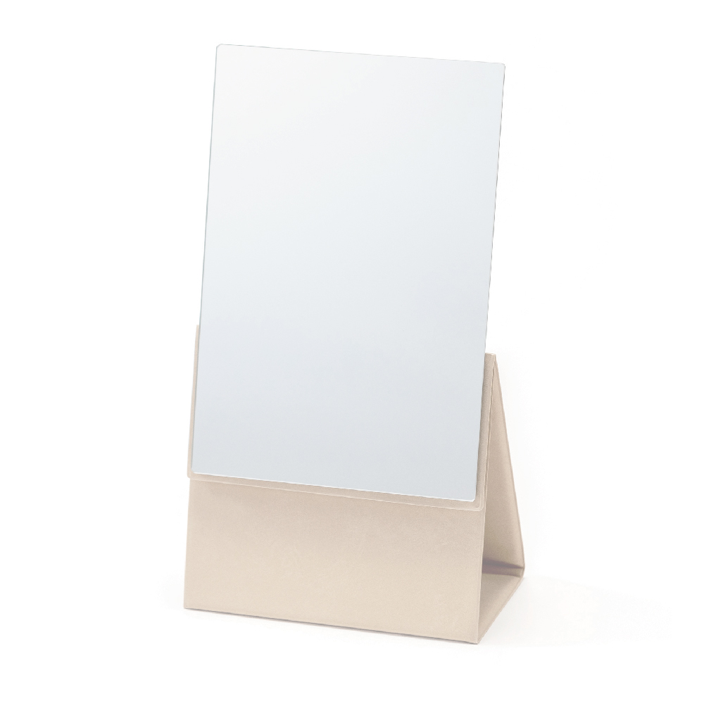 ナピュア 2wayフォールディングミラー / ベージュHORIUCHI MIRROR