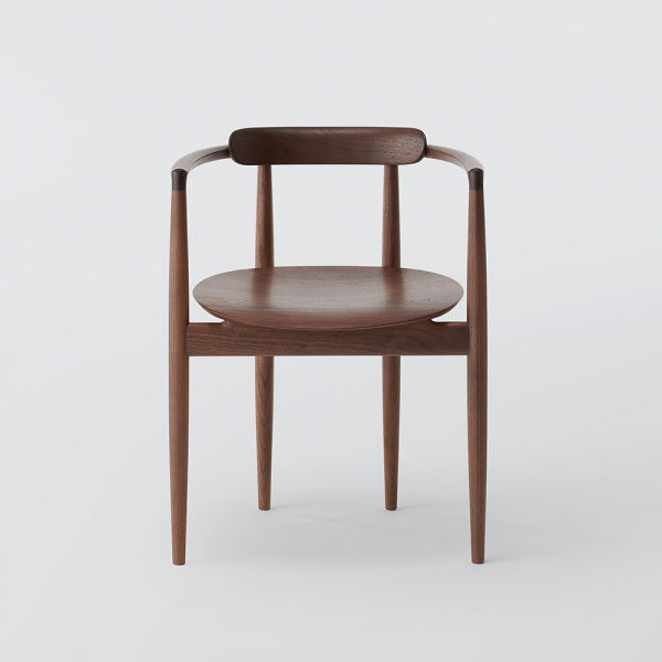 Miau アームチェア H-WA ナチュラル / ウォルナットKOYORI（コヨリ