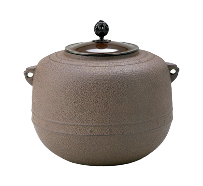 茶道具 透木釜（すきぎがま） 透木釜 桜川 菊地政光