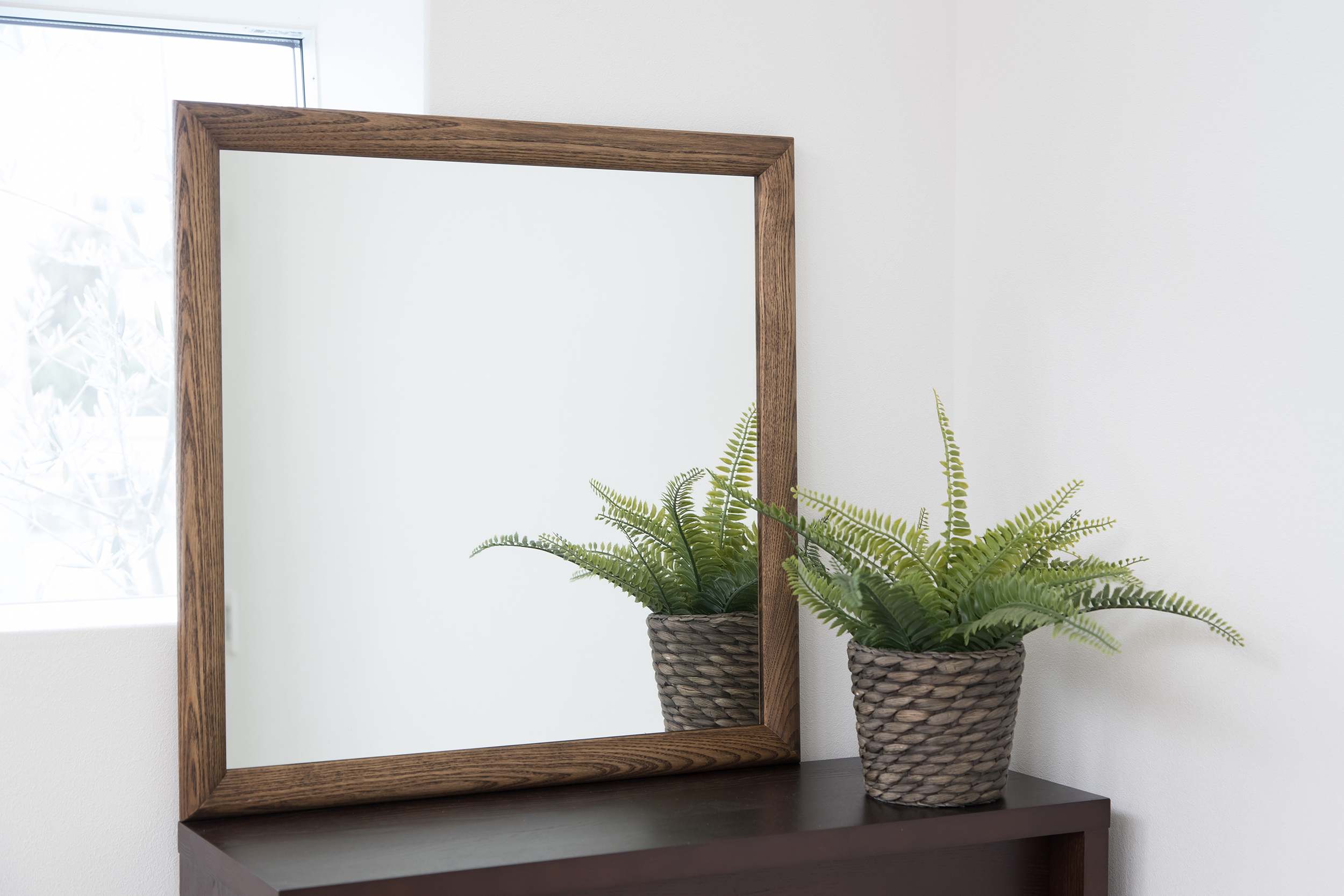 W550× 550 Arte アルテ ウォールミラー 全身 鏡 壁掛け 天然木 日本製