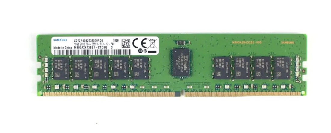 Samsung M393A2K43BB1-CTD 16GB PC4-21300R DDR4-2666MT/s 2RX8 ECC