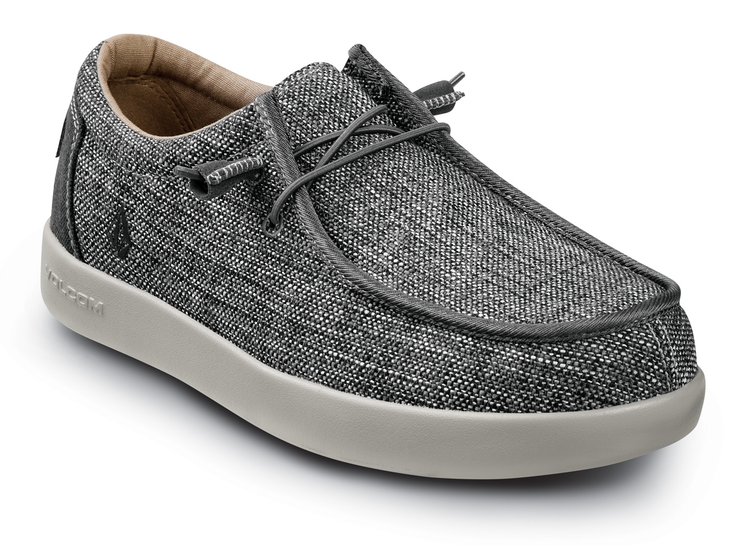 Male Volcom Men's Grey Chill MaxTRAX® Composite Toe Slip-On Oxford