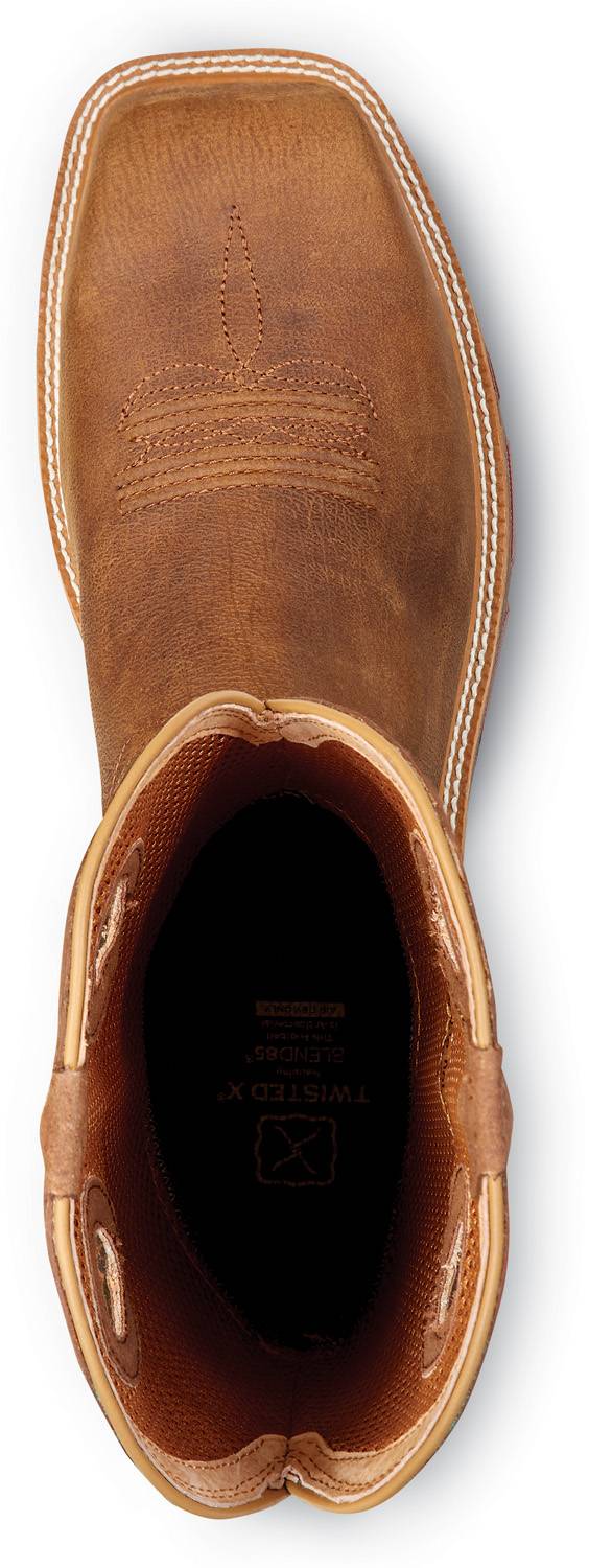 TWSMUMXBNW01 Twisted X Men's Comp Toe EH WP Slip Resistant Pull On