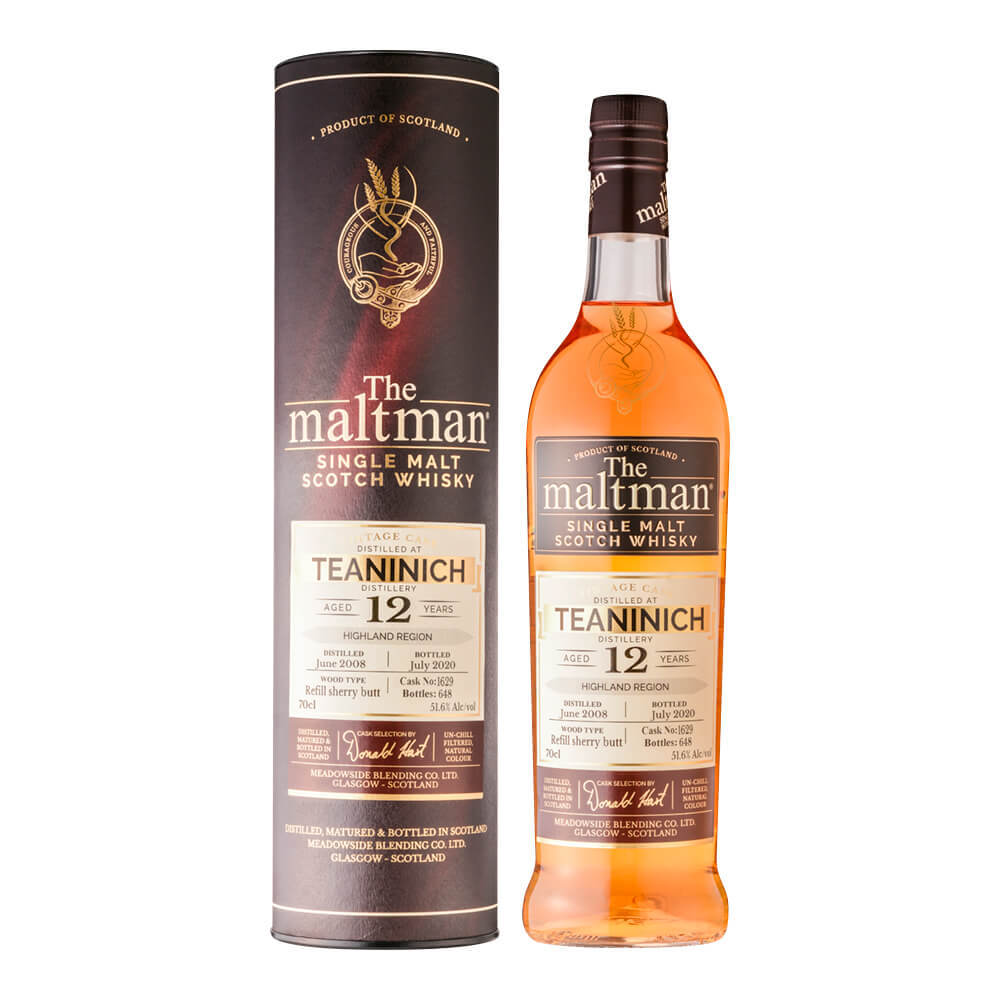 Teaninich 12YO Sherry Butt 51.6% 700ml
