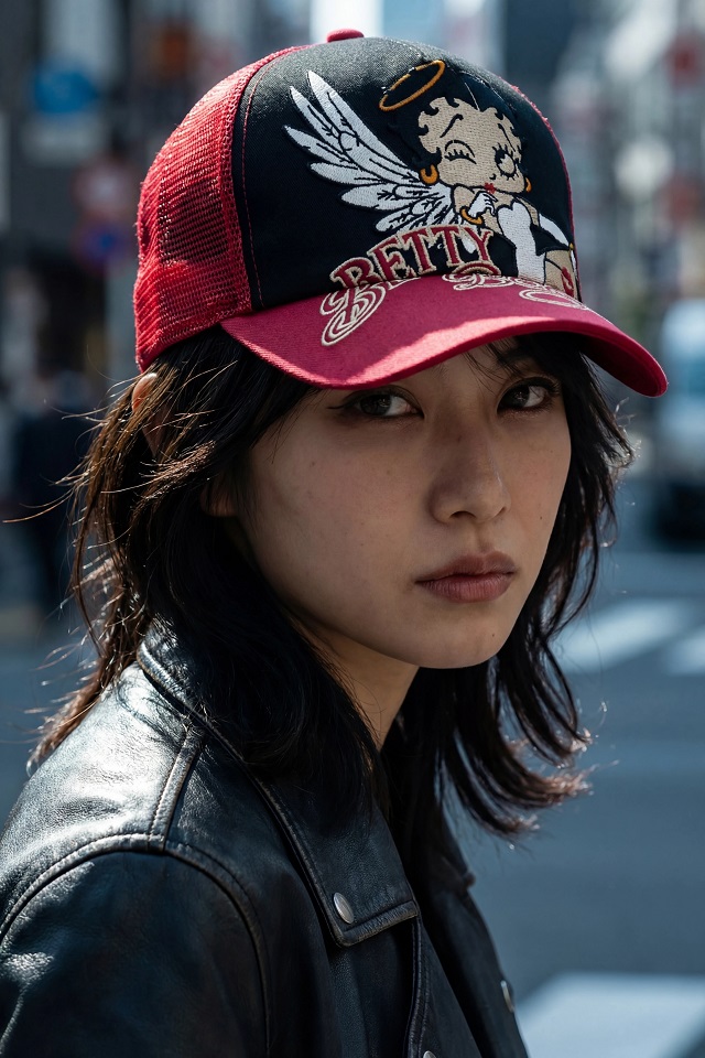 BR×BETTYコラボ メッシュキャップ The BRAVE-MAN BBB-2526 ブレイブ