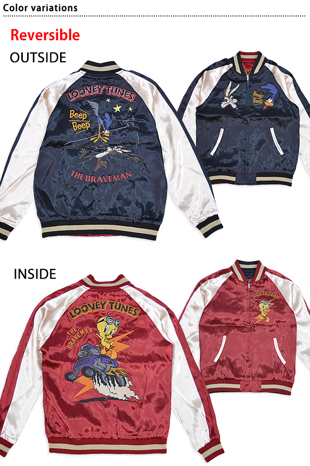 BR×LOONEYコラボ リバーシブルスカジャン The BRAVE-MAN LTB-2404