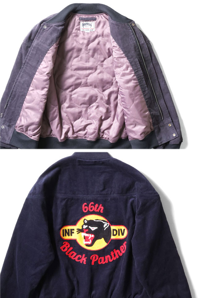 コーデュロイダービージャケット HOUSTON 51568 ヒューストン ブラック